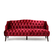 Comfy 3 Seat Sofa With Wooden Legs, For Living Room And Study - R&R Furniture Gallery (Fountain Valley, CA)