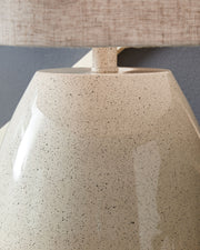 Linas - Metal Table Lamp - Cream / Beige - R&R Furniture Gallery (Fountain Valley, CA)