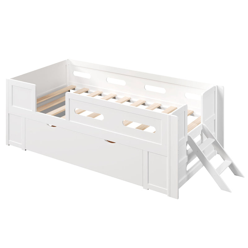 Platform Bed With Guardrail And Drawer - R&R Furniture Gallery (Fountain Valley, CA)