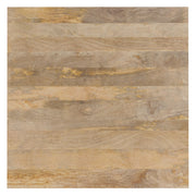 Simpli-Home Hunter square tabletop dining table with wooden finish, perfect for modern dining rooms.