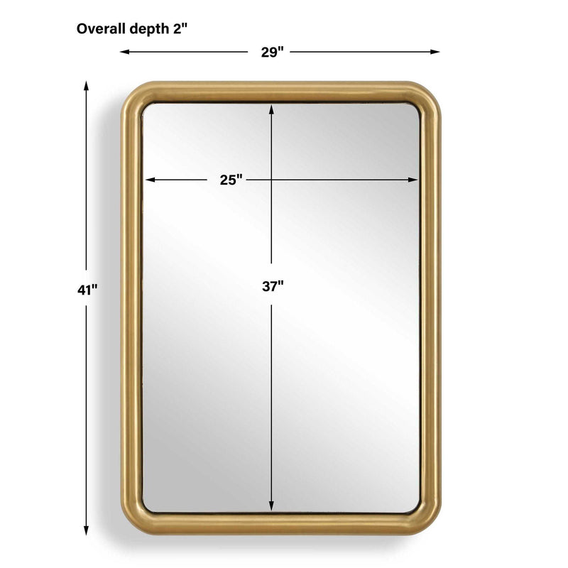 Atkinson - Modern Mirror - Brass
