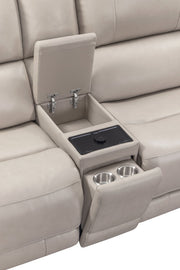 Easton - Power Reclining Sectional With Power Adjustable Headrests - R&R Furniture Gallery (Fountain Valley, CA)