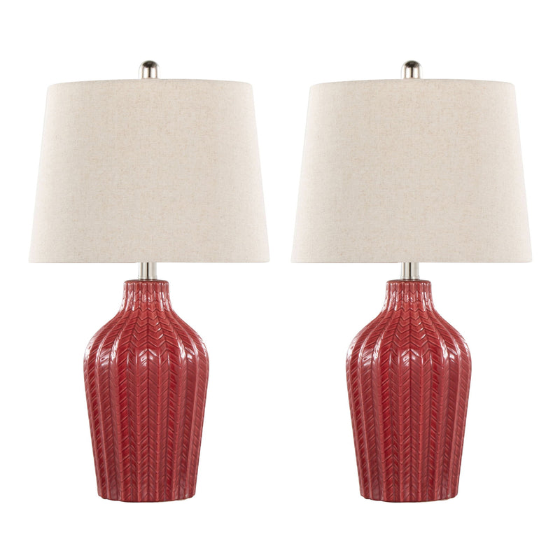 Rockwell - Contemporary Table Lamp (Set of 2) - R&R Furniture Gallery (Fountain Valley, CA)