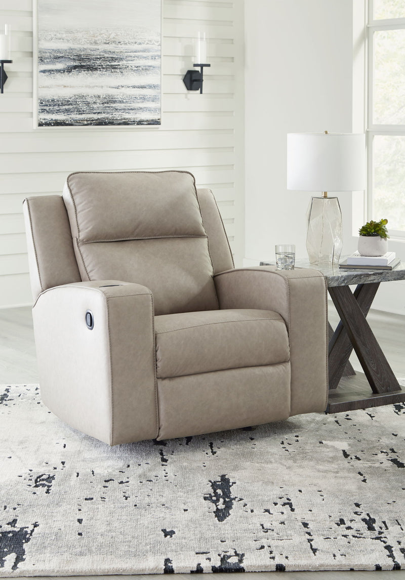 Lavenhorne - Rocker Recliner - Pebble - R&R Furniture Gallery (Fountain Valley, CA)