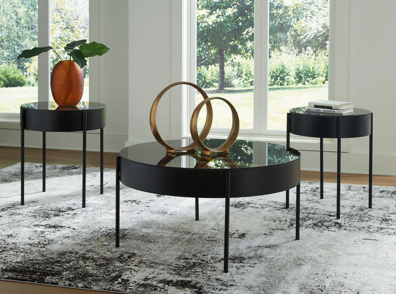 Ardoline - Occasional Table Set (Set of 3) - Black - R&R Furniture Gallery (Fountain Valley, CA)