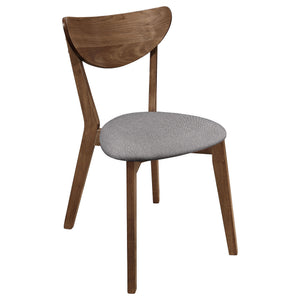 Mid-Century Modern Upholstered Dining Chair (Set of 2)