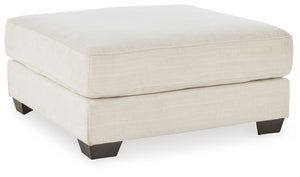 Lerenza - Oversized Accent Ottoman - Birch - R&R Furniture Gallery (Fountain Valley, CA)