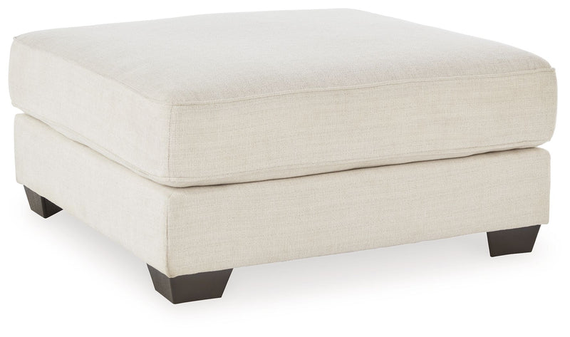 Lerenza - Oversized Accent Ottoman - Birch - R&R Furniture Gallery (Fountain Valley, CA)