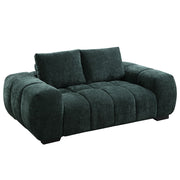 Ferrand - Loveseat - Green Linen - R&R Furniture Gallery (Fountain Valley, CA)