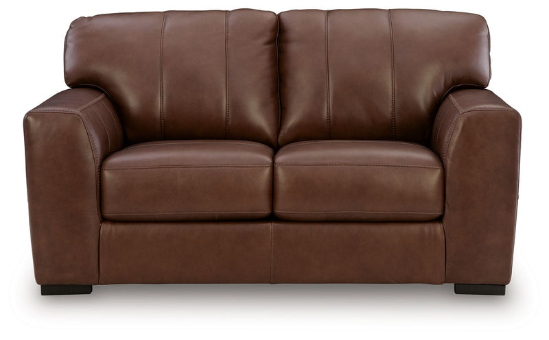 Brogliano - Loveseat - Canyon - R&R Furniture Gallery (Fountain Valley, CA)