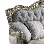 Miliani - Sofa With 5 Pillows - Fabric & Antique Bronze - R&R Furniture Gallery (Fountain Valley, CA)