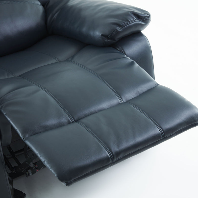 Charlotte - Gel Glider Recliner - Blue - R&R Furniture Gallery (Fountain Valley, CA)