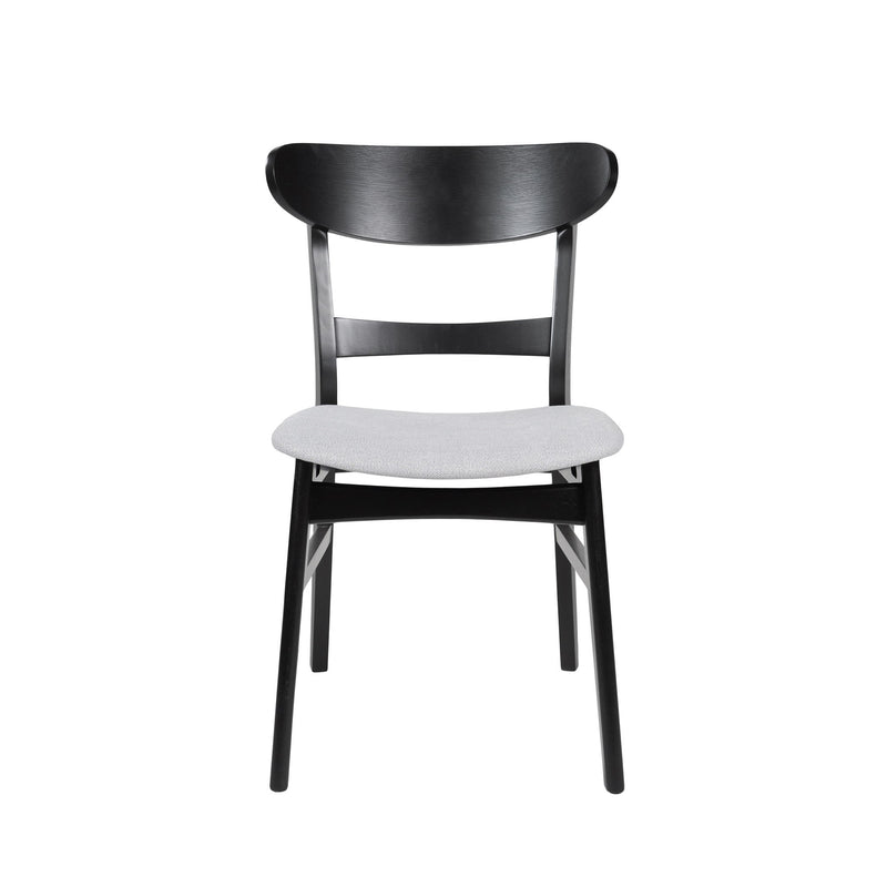Mid Century Dining Chairs With Cushioned Seats And Wood Frame (Set of 2) - R&R Furniture Gallery (Fountain Valley, CA)