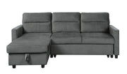 Ivy - Reversible Sleeper Sectional Sofa With Storage Chaise And Side Pocket - R&R Furniture Gallery (Fountain Valley, CA)