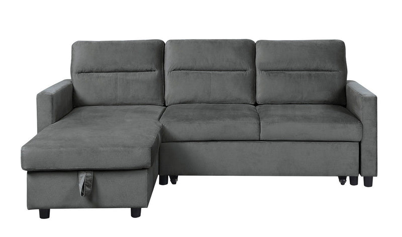 Ivy - Reversible Sleeper Sectional Sofa With Storage Chaise And Side Pocket - R&R Furniture Gallery (Fountain Valley, CA)