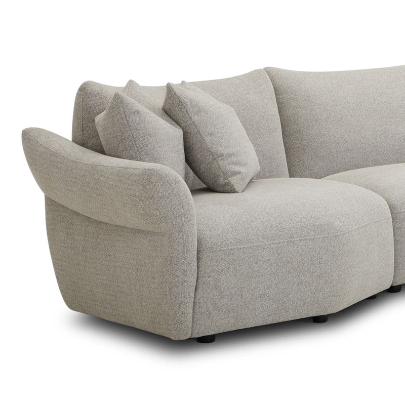 Playful - 6 Piece Modular Sectional - Canes Cobblestone - R&R Furniture Gallery (Fountain Valley, CA)