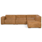 Rex - Handcrafted Sectional Sofa And Ottoman - R&R Furniture Gallery (Fountain Valley, CA)