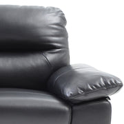 Glory Furniture Marta stationary sofa with plush cushions and modern design, shown in a cozy living room setting.