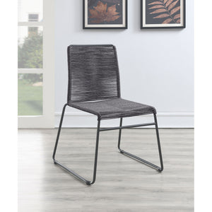Jerome - Stackable Side Chair (Set of 2) - Charcoal