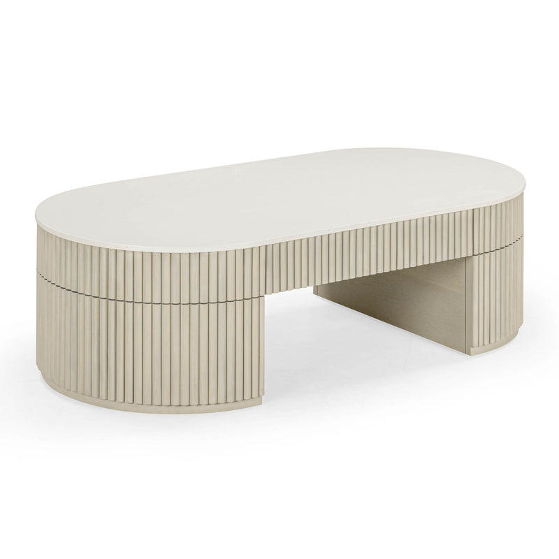Bella - Oval Coffee Table - R&R Furniture Gallery (Fountain Valley, CA)