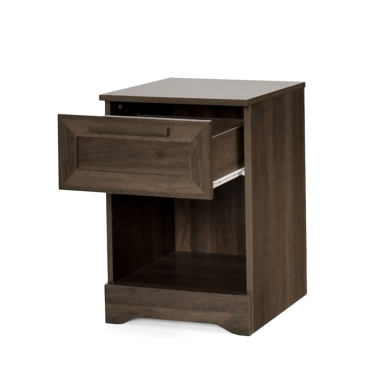 Broxon - Rustic Drawer Nightstand