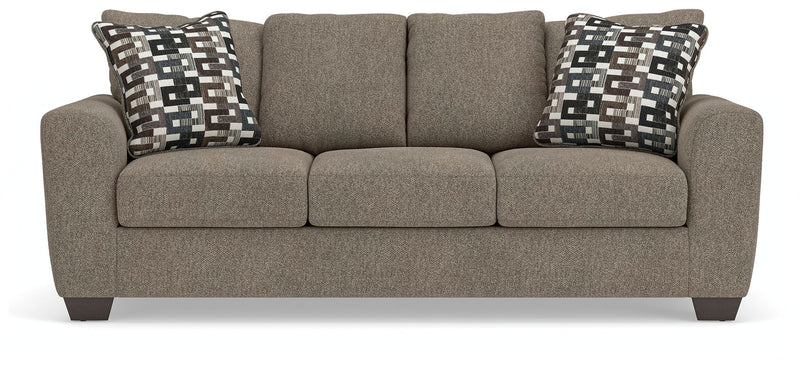 Triston-Peaks - Queen Sofa Sleeper - Suede - R&R Furniture Gallery (Fountain Valley, CA)