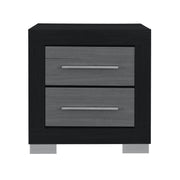 Elsa - 2 Toned Nightstand With Bar Handle And Spacious Drawers - R&R Furniture Gallery (Fountain Valley, CA)