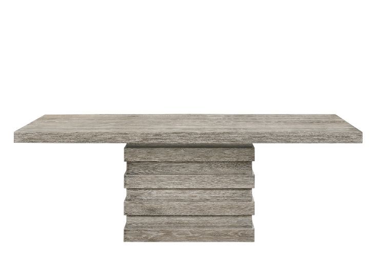 Faustine - Dining Table - Salvaged Light Oak - R&R Furniture Gallery (Fountain Valley, CA)
