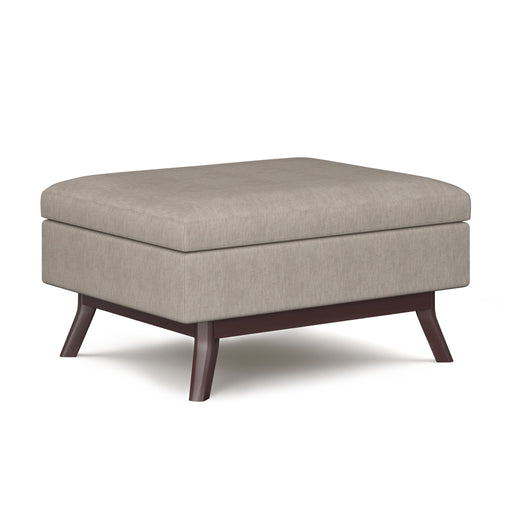 Owen - Upholstered Rectangular Storage Ottoman - R&R Furniture Gallery (Fountain Valley, CA)