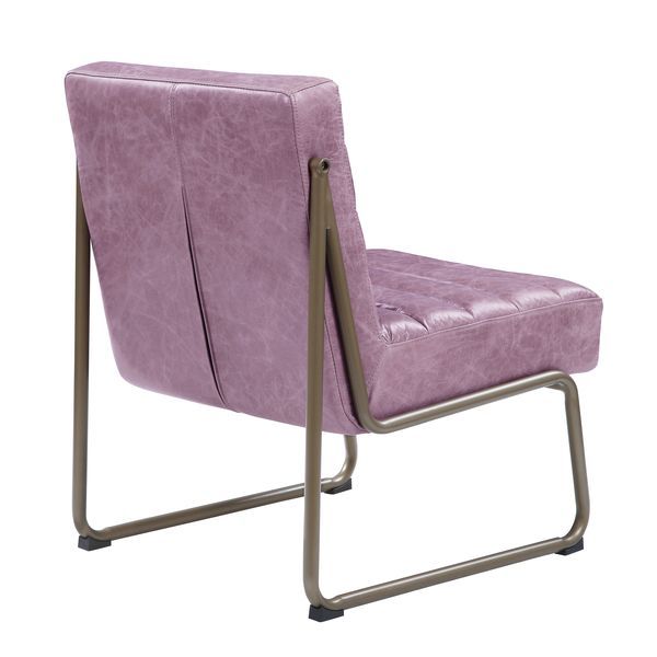 Loria - Accent Chair - Wisteria Top Grain Leather - R&R Furniture Gallery (Fountain Valley, CA)