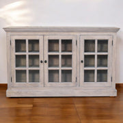 Triple Glazed Cabinet - Gray - R&R Furniture Gallery (Fountain Valley, CA)