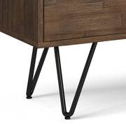 Chase - Low Bookcase - Rustic Natural Aged Brown - R&R Furniture Gallery (Fountain Valley, CA)