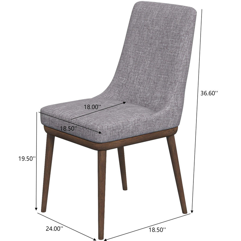 Kate - Mid-Century Modern Dining Chair (Set of 2) - R&R Furniture Gallery (Fountain Valley, CA)