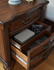 Lavinton - Three Drawer Night Stand - Brown - R&R Furniture Gallery (Fountain Valley, CA)