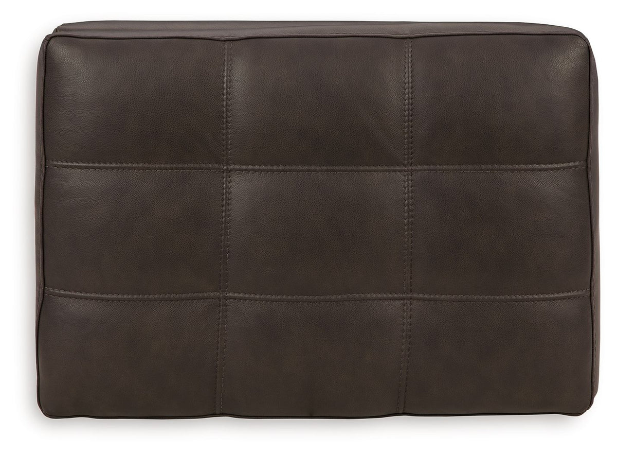 Luigi - Ottoman - Thunder - R&R Furniture Gallery (Fountain Valley, CA)