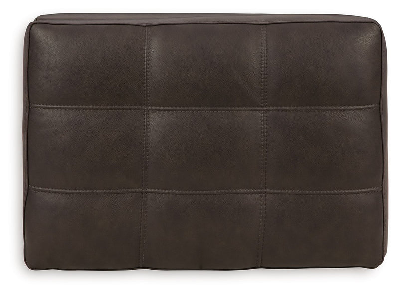 Luigi - Ottoman - Thunder - R&R Furniture Gallery (Fountain Valley, CA)
