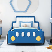 Race Car Shaped Platform Bed With Wheels - R&R Furniture Gallery (Fountain Valley, CA)