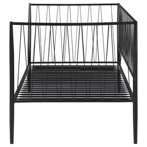 Vertigo - Twin Daybed With Slatted Support - Matte Black