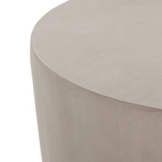 Outdoor Round With U Shape Side Table - Light Gray - R&R Furniture Gallery (Fountain Valley, CA)