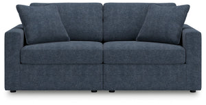 Modmax - 2-Piece Sectional Loveseat - Fabric - Ink - R&R Furniture Gallery (Fountain Valley, CA)