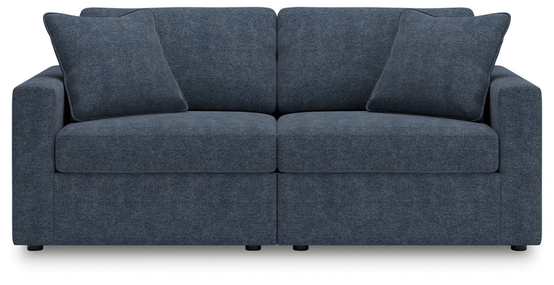 Modmax - 2-Piece Sectional Loveseat - Fabric - Ink - R&R Furniture Gallery (Fountain Valley, CA)