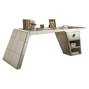 Brancaster - Writing Desk - Metallic - R&R Furniture Gallery (Fountain Valley, CA)