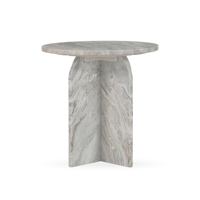 Reilly - Marble Round Table - R&R Furniture Gallery (Fountain Valley, CA)