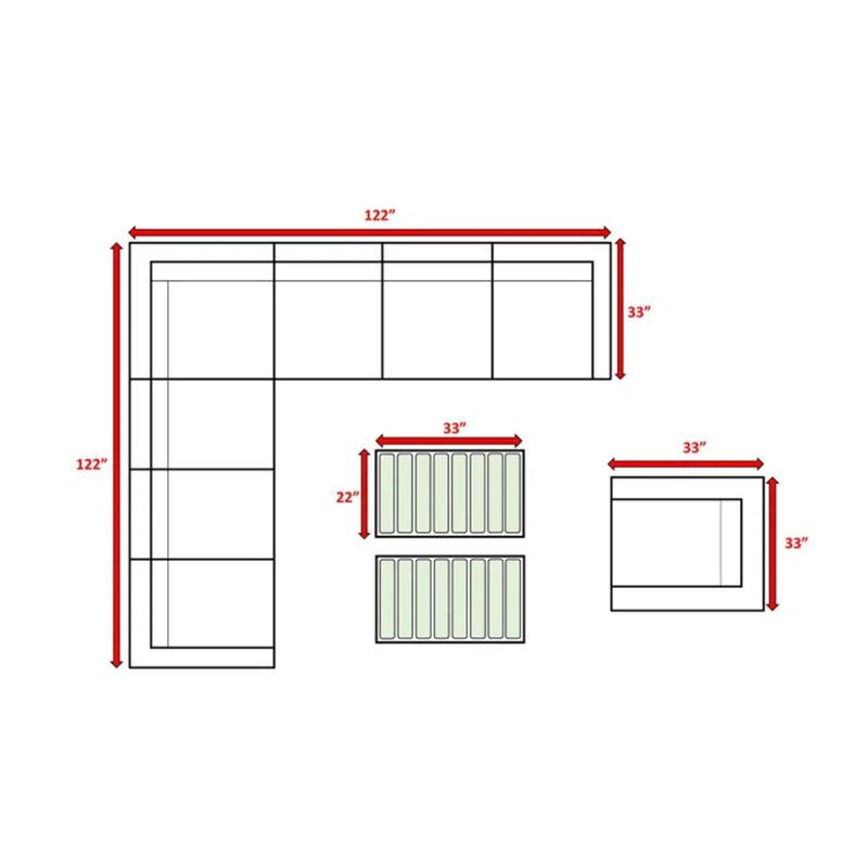 Stylish Sofa Seating Group With Cushions Perfect For Outdoor Gatherings - R&R Furniture Gallery (Fountain Valley, CA)
