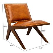 Colin - Lounge Chair - Brown / Tan - R&R Furniture Gallery (Fountain Valley, CA)