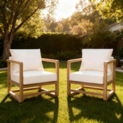 Outdoor Lounge Chair With Oversized Cushion Set For Patio - R&R Furniture Gallery (Fountain Valley, CA)
