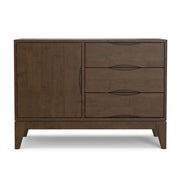 Harper - 3 Drawer Sideboard - Walnut Brown - R&R Furniture Gallery (Fountain Valley, CA)