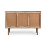 3 Drawer Sideboard With 2 Doors (KD Legs) - Natural - R&R Furniture Gallery (Fountain Valley, CA)