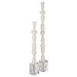 Norte - Stone Sculptures (Set of 2) - White - R&R Furniture Gallery (Fountain Valley, CA)