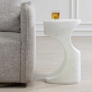 Stevie - Indoor-Outdoor Accent Table - White